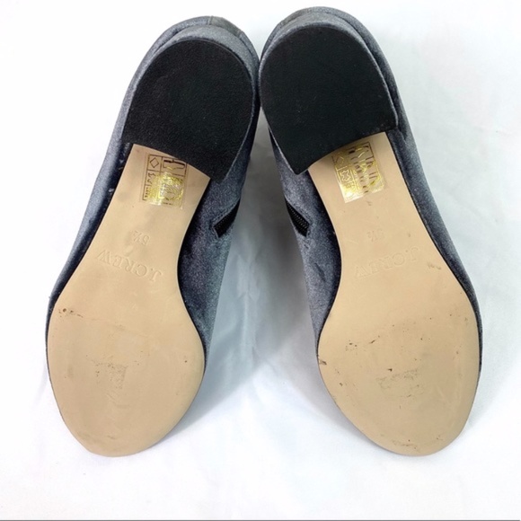 J. CREW Hadley Blue Velvet Ankle Boots - Picture 11 of 11